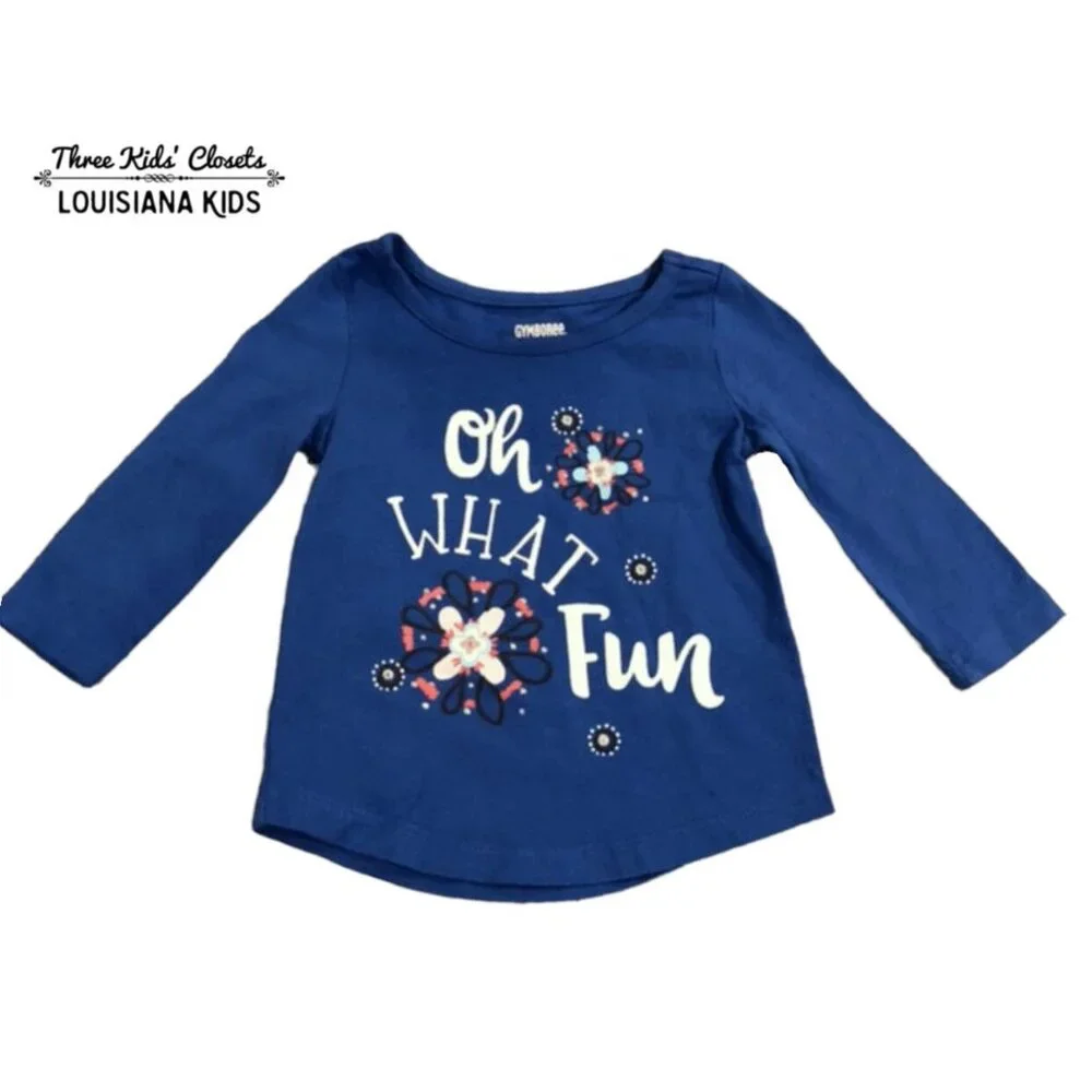 Gymboree 6-12m Winter Holiday Snowflake Shirt Oh What Fun